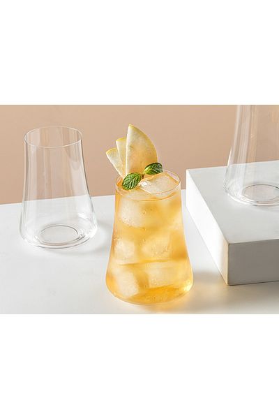 English Home Marsel Crystal - Set of 3 400 ml Soft Drink Glasses