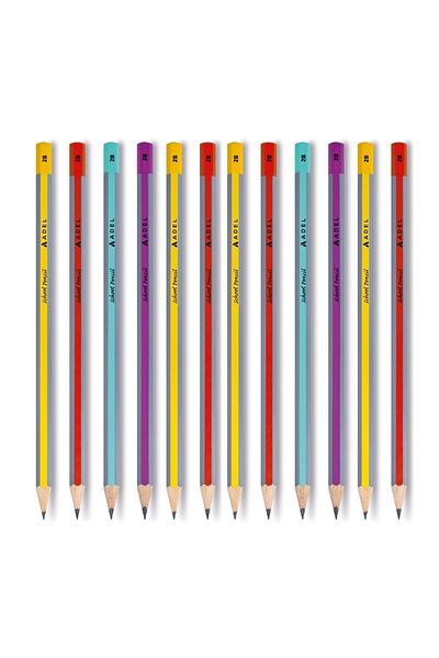 Adel School Pencil School Pencil 2b Pencil 12 Pieces