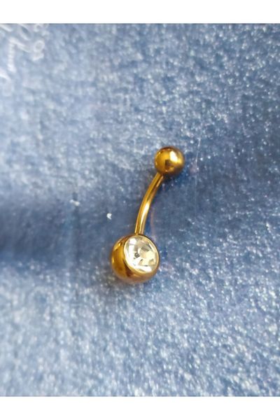 AyçaSilver Rose Belly Piercing