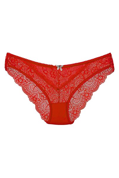 HNX 8'li Önü Tül Komple Dantel Slip Kadın Külot