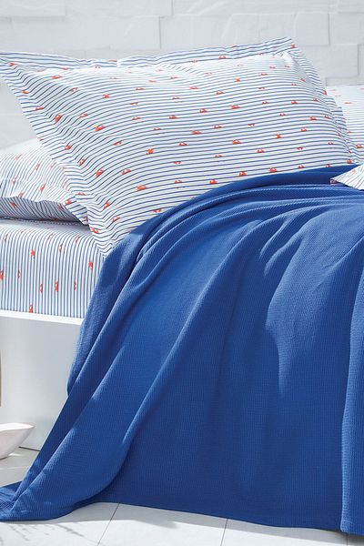 Yataş Double Portan Pique Set - Saks
