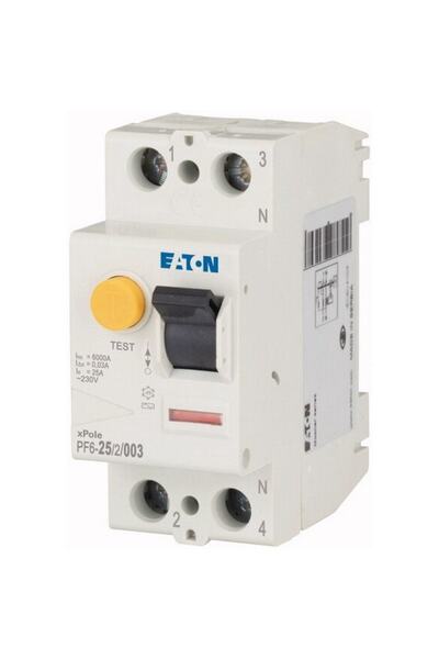 Eaton 286492 Artık Akım Devre Kesiciler (ac Tipi) 2x25a, 6ka, 30ma