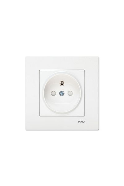 Tamer Elektrik إطار مقبس UPS مقاوم للأطفال باللون الأبيض من Viko Karre90967045