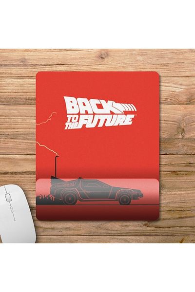 Pixxa العودة إلى المستقبل - نموذج لوحة الماوس Back To The Future مع دعم المعصم - 2