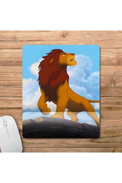 Pixxa موديل لوحة ماوس مع مسند للمعصم من Lion King - 2