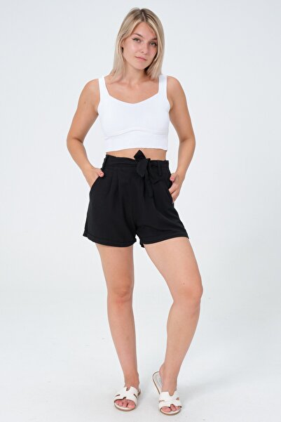 Stylish Keten Şort