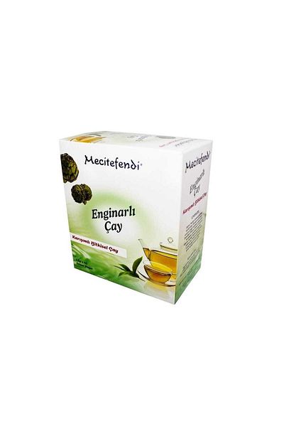 Mecitefendi 40 Pieces Artichoke Tea Decorated Bags