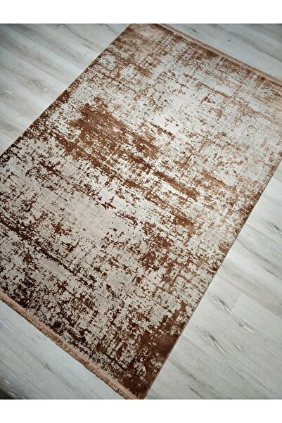 Eko Halı Cordoba Db01 Terra Kiremit Rengi 160x230cm Ipekli Ince Salon Halı