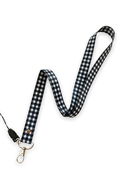 Happy Bear حزام هاتف بحبل أسود متقلب