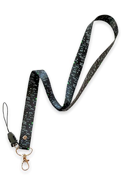 Happy Bear Alarm Desenli Boyun Ipi Telefon Askısı