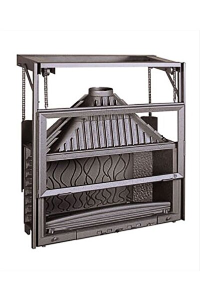 Invıcta 1100 Grande Vision 18 Kw Asansörlü Şömine Haznesi , Döküm Hazne , Ithal Fransız 6811-44