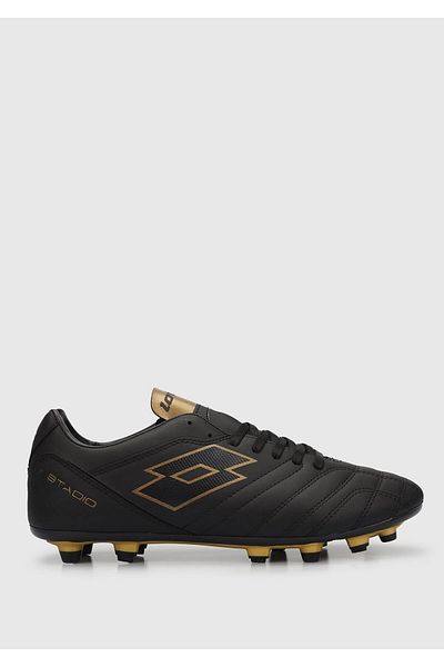 Lotto Stadio 770 Tf 2fx 101115589   Μαύρα χρυσά ανδρικά μποτάκια ποδοσφαίρου