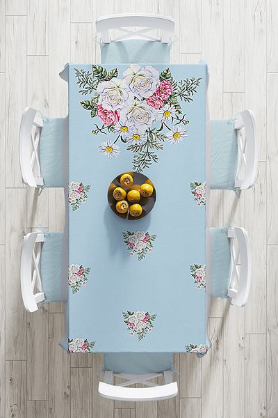 Realhomes Custom Design 3d Digital Printed Tablecloth