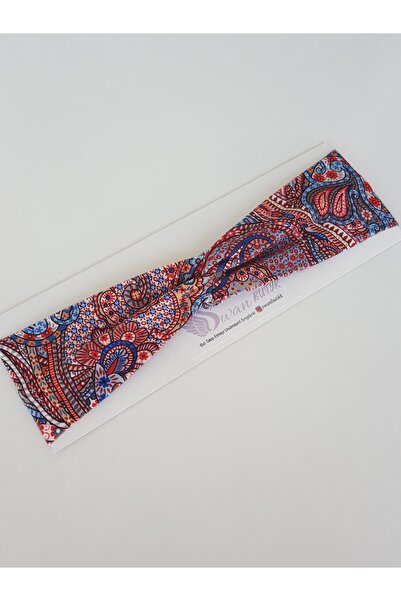 swan butik Bandana Saç Bandı Karışık Desenli Renkli Standart