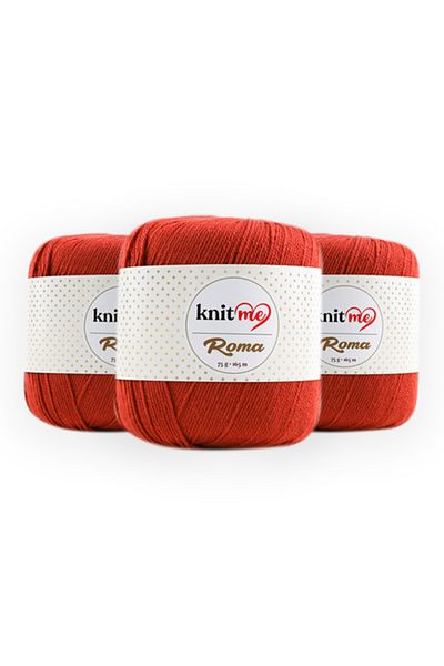 knitme Roma 75 Gr Pachet de 3 fire de tricotat manual pentru toate modelele Taka Yarn (265)