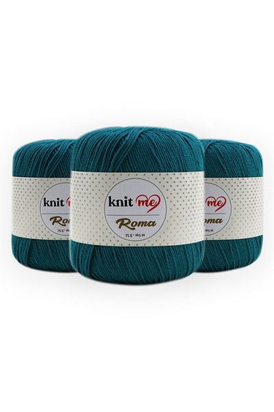 knitme Roma 75 Gr Pachet de 3 fire de tricotat manual pentru toate modelele Taka Yarn (542)