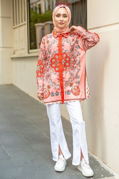 Gizce Pantaloni albi Riona