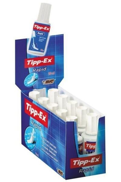 Tipp-Ex Rapid Sıvı Daksil Sünger Uçlu Sıvı Silici 10'lu Paket