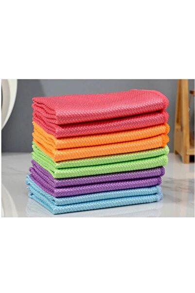 Akalın Professional Cleaning Products قماش زجاجي ميكروفايبر 8 قطع