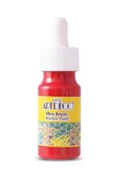 Artdeco Ebru Boyası 30 ml Kırmızı