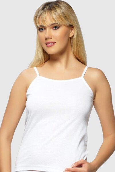 Gümüş İç Giyim Ασημί Γυναικείο Αθλητικό Τοπ με Κορδόνια Λευκό