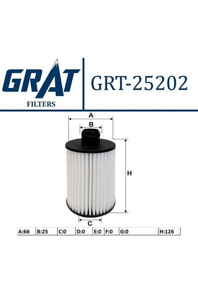 GRAT 4818038   Yag Filter - (Chevrolet: Captıva 2.2D 11 Cruze 11 / Opel: Antara 2.2Cdtı 10) Compatible