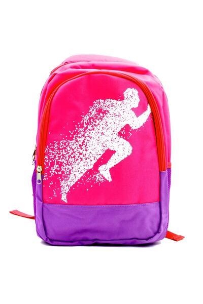 Sentor Sn-2010 Laptop Bölmeli Okul Sırt Çantası 2 Bölmeli Pembe