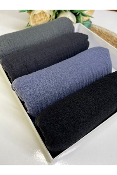 Nilbutik Dört Adet Bürümcük Şal