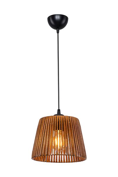 Gloria Paper Conical Pendant Lamp Brown 20Pcs/Lounge-Living Room-Children's Room-Dining Room-Kitchen-Entry-Hol