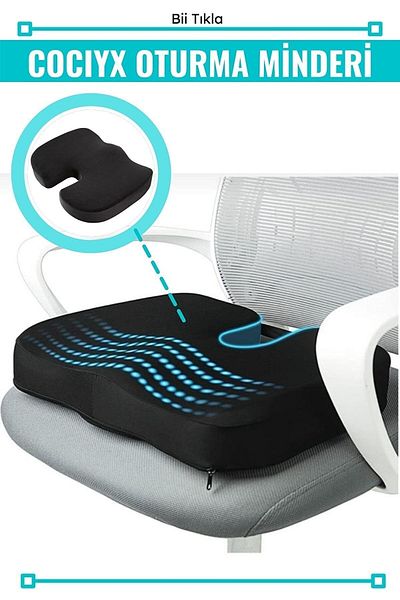 Viscomina Visco Sitting Pillow Original Visco Sitting Cushion Cocix Cushion