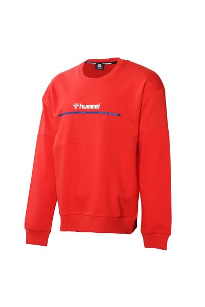 hummel Bisiklet Yaka Kırmızı Erkek Sweatshırt 921492-1027 Hmldexy Sweatshırt M