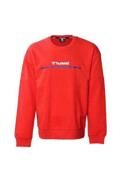 hummel Bisiklet Yaka Kırmızı Erkek Sweatshırt 921492-1027 Hmldexy Sweatshırt M