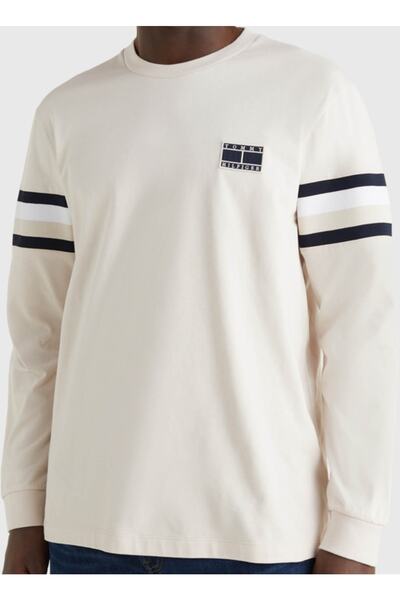 Tommy Hilfiger Bej Erkek T-shirt Mw0mw25953af4