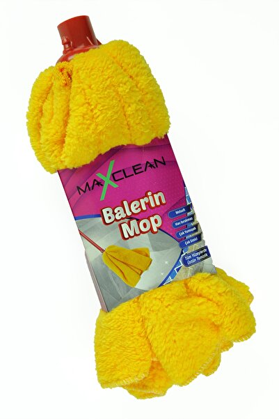 MaxClean ممسحة راقصة الباليه Welfost رأس احتياطي أصفر 45x60