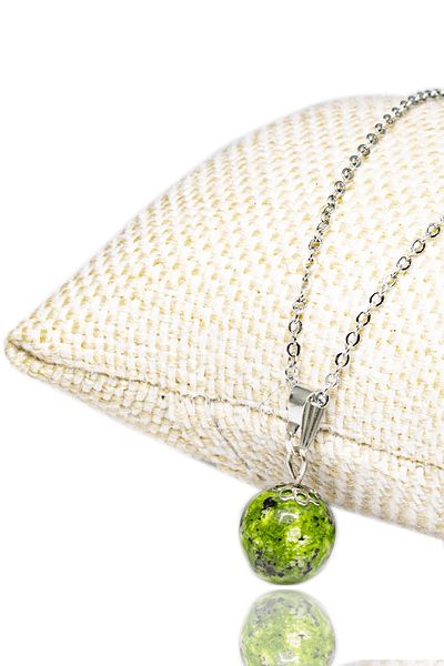Tesbih Atölyesi Certified Faceted Natural Jade Stone Necklace