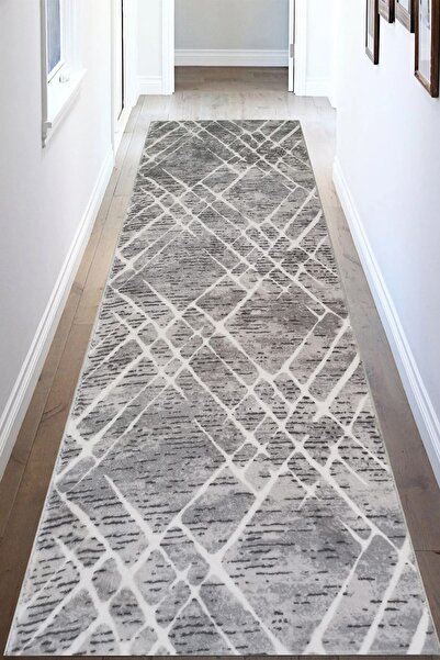 ALgorand Home Gray Plush Rabbit Feather Feel - Post Woven Carpet, Antibacterial