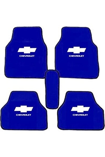 Chevrolet Aveo Logolu Mavi Halıfleks Paspas Seti