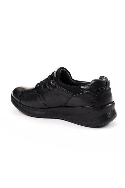 Forelli Pantofi de damă cu elastic ortopedic complet din piele naturală