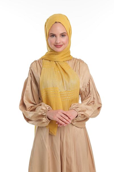 19V69 ITALIA Glitter Woven Imported Cotton Series with Shawl Hanger and Gift Set 90x200 Cm