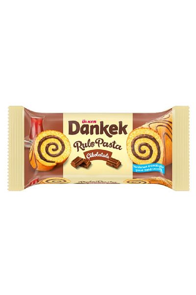 Ülker 8 Pieces Dankek Roll Cake - Chocolate