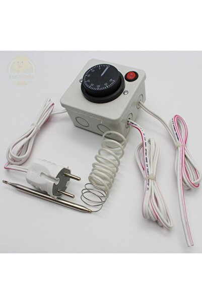 Gazi Kuluçka Termostat Isıtma Kontrollü Düğme Ile Yanan Lamba Çıkışlı Hayvan ...