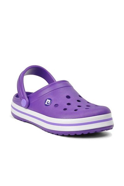Pierre Cardin PC-6775 Purple Women's Closed-Front Sabo Slippers