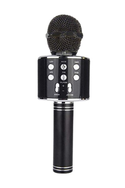 PP Teknoloji Karaoke Mikrofon Bluetooth, Usb, Hafıza Kartı Ve Aux Girişli Ws-858 Pembe