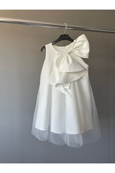 She Dress فستان سهرة للأطفال - موديل فيونكة على الكتف