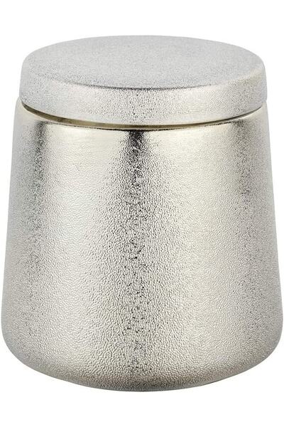 Wenko برطمان مستحضرات تجميل من القطن والسيراميك - 10x11.5 سم (صناعة جرماني)