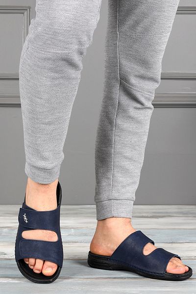 KARAMAZI Ανδρικές παντόφλες Ary 12-005 Daily Velcro