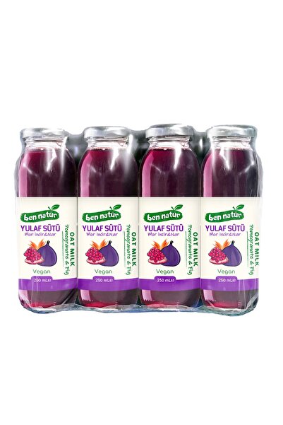 Ben Natür Mor İncir Nar Yulaf Sütü 12 X 250 ml