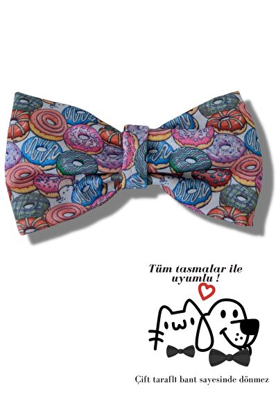 UTDpet ربطة عنق للكلاب والقطط من دوناتس (بدون قرص)