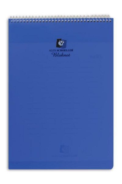 Alex Schoeller 70Gr A5 Spiral Upright Notebook - 80Yp.Pp.Cover, Checkered