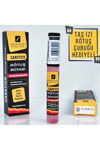 HEİGMANN Vw Audi Seat Fiat Punto Panda Kırmızı Polo A3 Lp3g Rötuş Rütüş Rutuş...